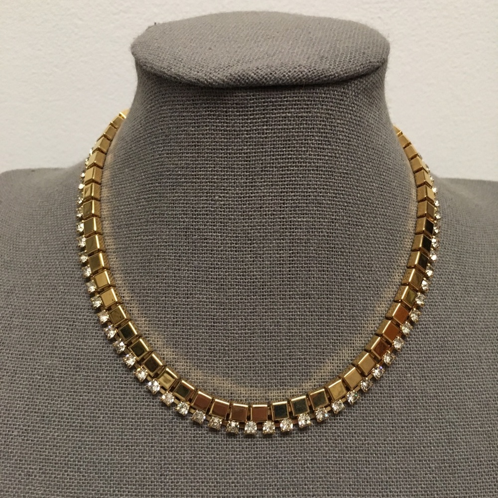 Stunning Vintage Rhinestone Necklace - Picture 3 of 7